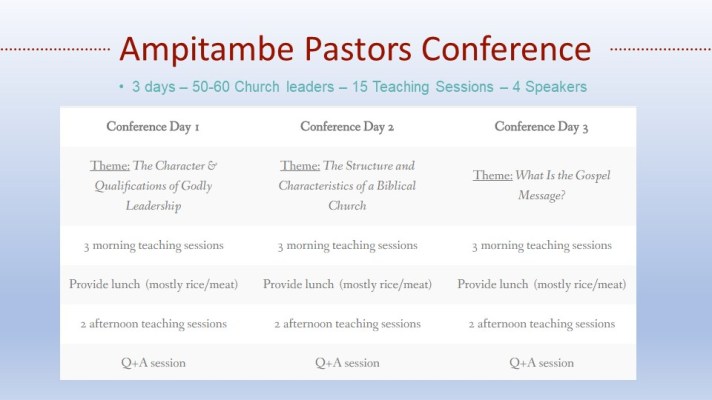 Ampitambe Pastors Conference