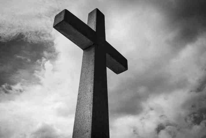 black-and-white-cemetery-christ-208315